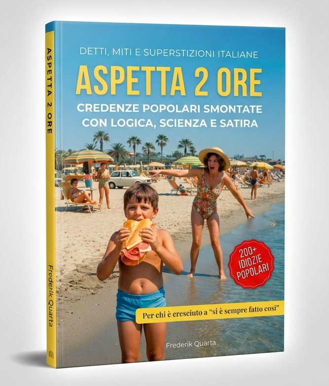 Copertina del libro Aspetta 2 ore di Frederik Quarta