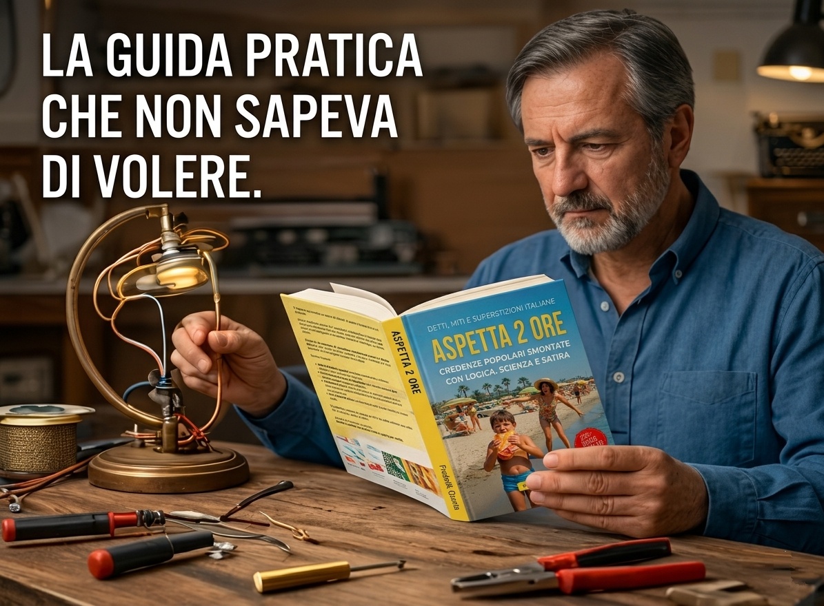Papà che legge il libro