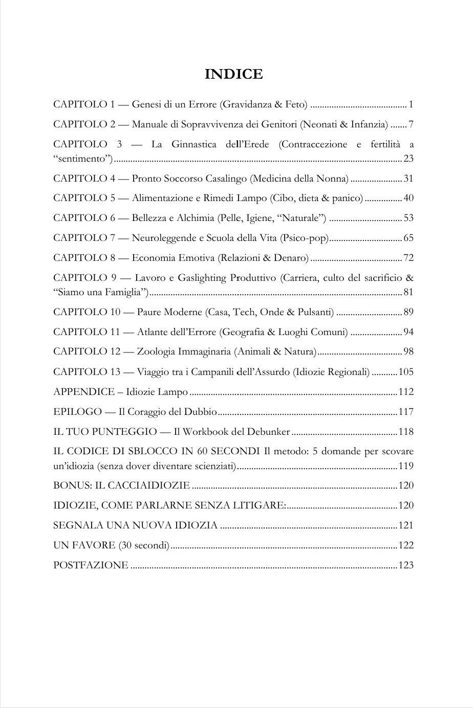 Indice libro